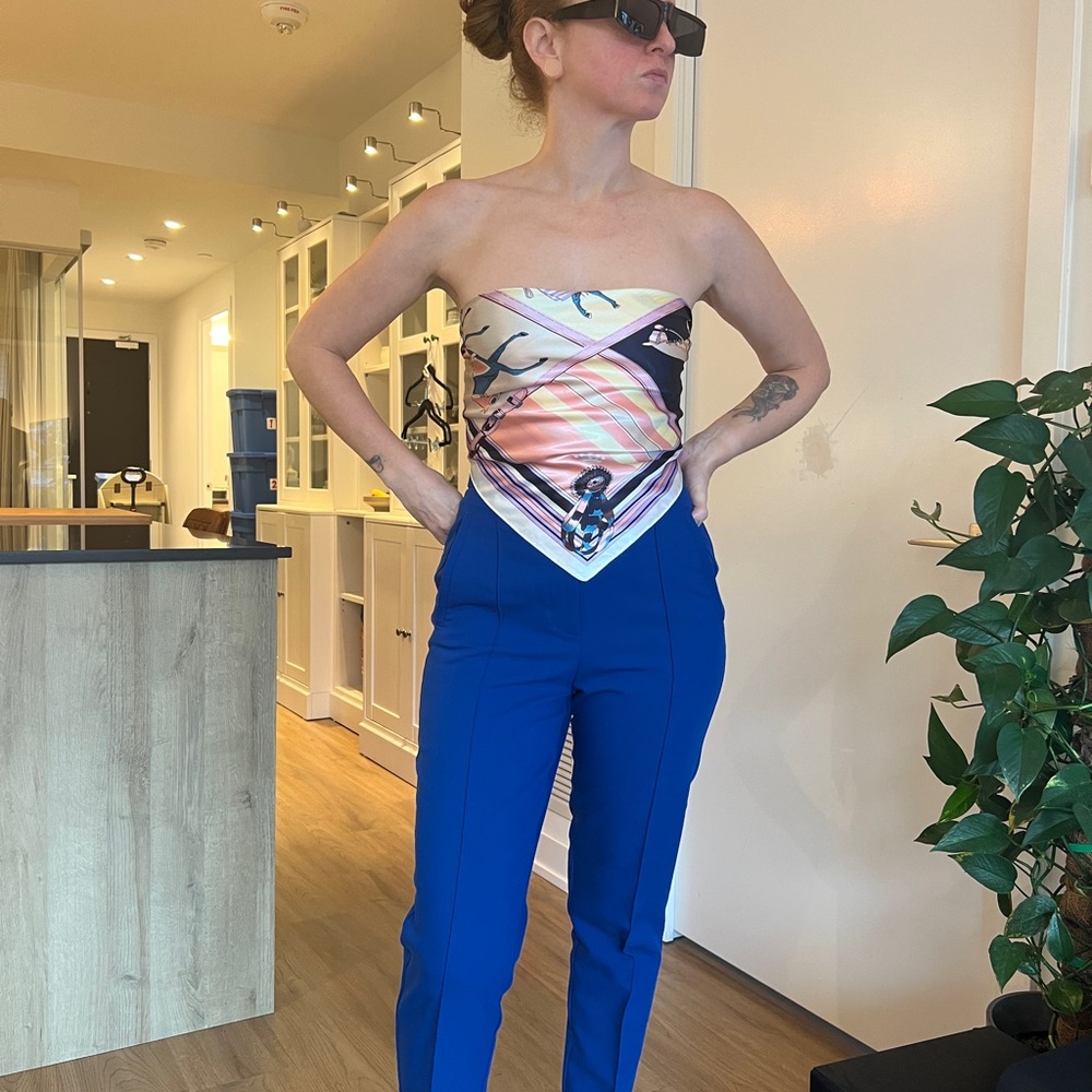 Satin Scarf Top XL Horse Printed Scarf 36” (91cm) x 36” (91cm)